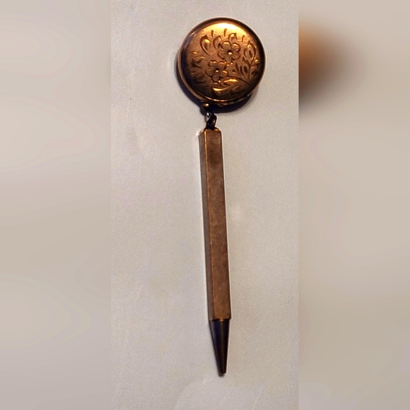 Antique Ketcham McDougall Retractable Pen Brooch - Picture 1 of 4